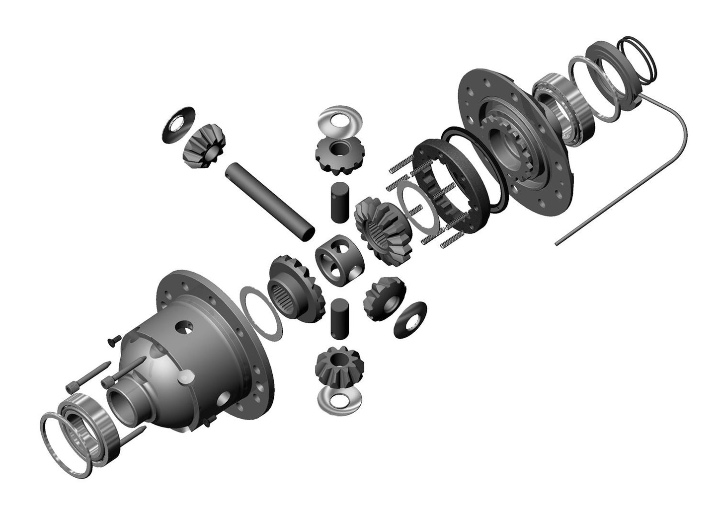 RD153 - Bloqueador Diferencial Autana trasero con C-Clip